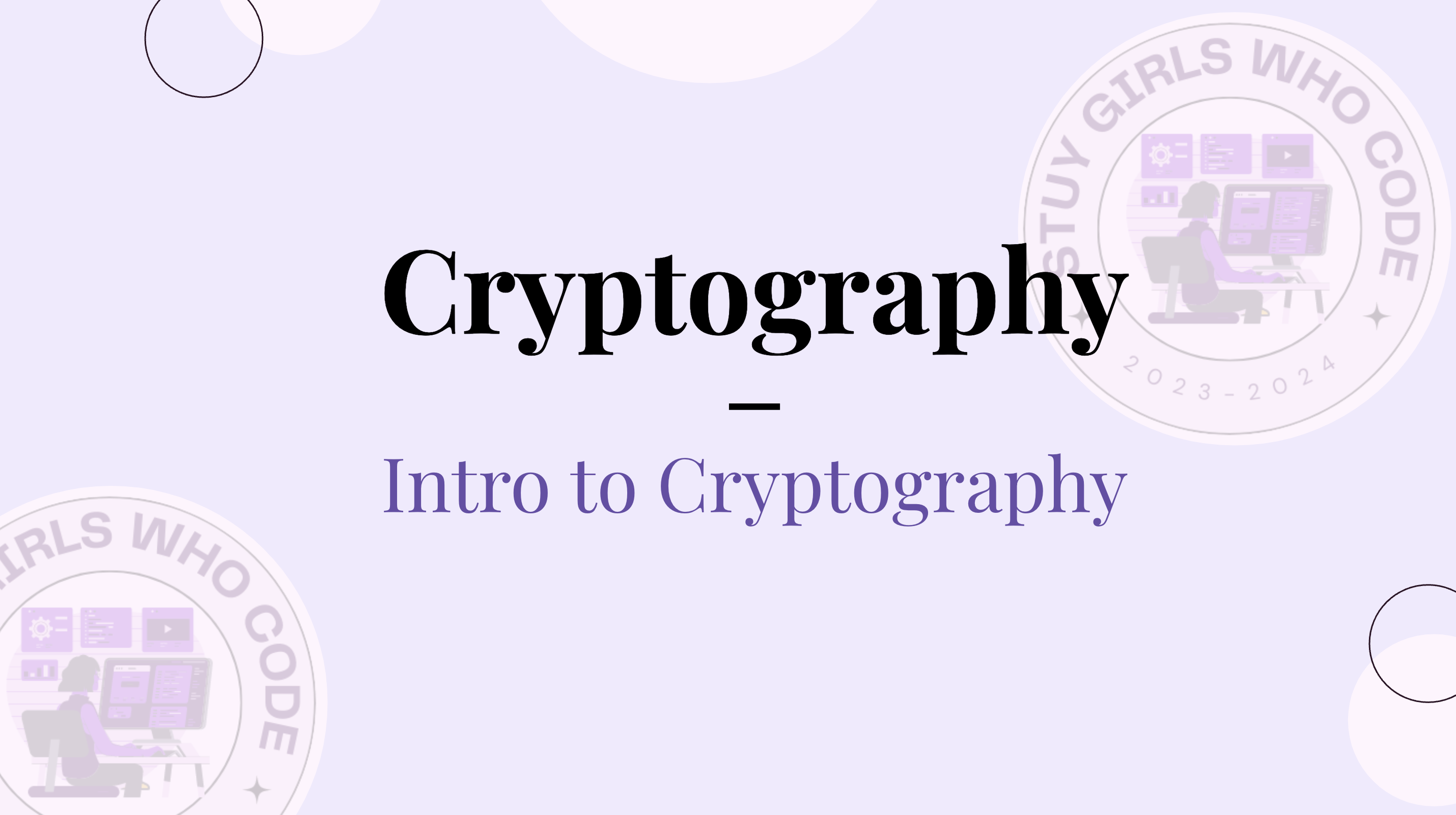 [12] Cryptography | 3/1/24
